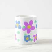 Mod Dots Floral Print Tasse (Mittel)