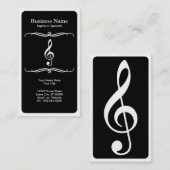 Mod dreifacher Clef Visitenkarte (Vorne/Hinten)