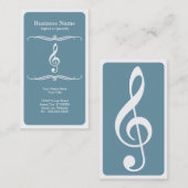 Mod dreifacher Clef Visitenkarte (Vorne/Hinten)