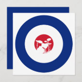 Mod-Drums Einladung (Vorne/Hinten)