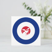 Mod-Drums Einladung (Stehend Vorderseite)