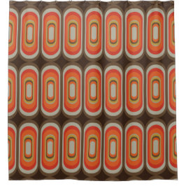 Mod-Duschvorhang aus der Mitte des Jahrhunderts  Duschvorhang