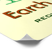 Mod Earth Day 2016 Reduce Reuse Recycle Poster (Ecke)