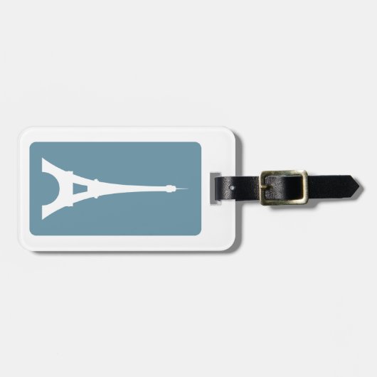 Mod eiffelturm gepäckanhänger (Vorderseite horizontal)