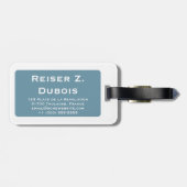 Mod eiffelturm gepäckanhänger (Rückseite horizontal)