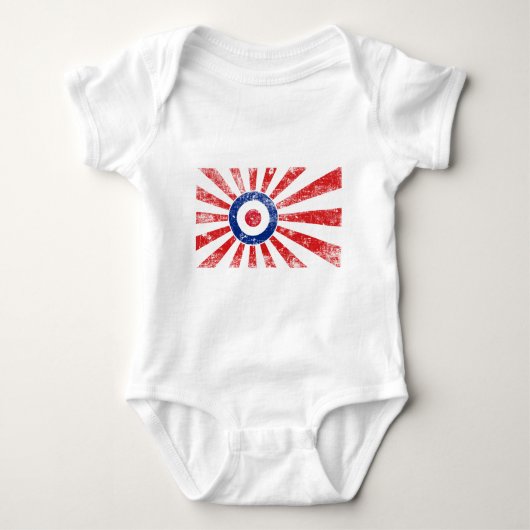 Mod Eine Mod Deiner Wahl auf eine Roundel Baby Strampler (Vorderseite)