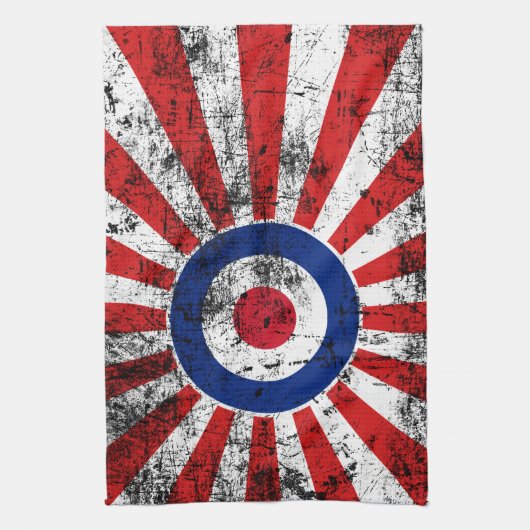 Mod Eine Mod Deiner Wahl auf eine Roundel Geschirrtuch (Vertikal)