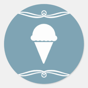 Mod-Eis Runder Aufkleber