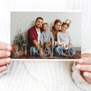 MOD Ele Minimalistisch Frohe Weihnachts-Foto