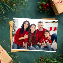 MOD Ele Minimalistisch Happy Holidays Foto