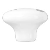 Mod Elephant Keramik Knob - Weiß Keramikknauf (Seitenansicht)