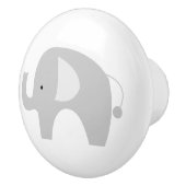 Mod Elephant Keramik Knob - Weiß Keramikknauf (Rechts)