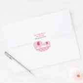 Mod Elephants Rosa Sticker (Umschlag)