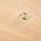 Mod-Engagement-Partei für das Atomzeitalter Acryleinladungen (Ablage )