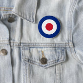 Mod Fashion British Design Abzeichen - Scooter / V Button (Beispiel)