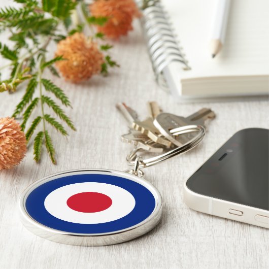 Mod Fashion British Design Keyring Scooter / Vespa Schlüsselanhänger (Seite)