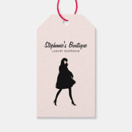 Mod Fashion Girl Boutique Pink Geschenkanhänger