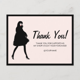 Mod Fashion Girl Boutique, Poshmark Pink Vielen Da Postkarte