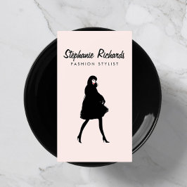 Mod Fashion Girl Boutique, Stylist Pink Visitenkarte