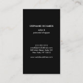 Mod Fashion Girl Boutique, Stylist Visitenkarte (Rückseite)