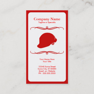 Mod-Feuerwehrhut Visitenkarte