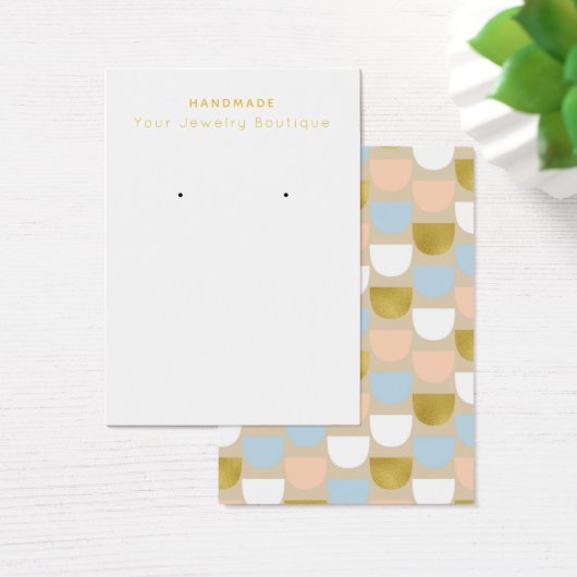 Mod Fish Sctern Muster Earring Display Cards (Schreibtisch)