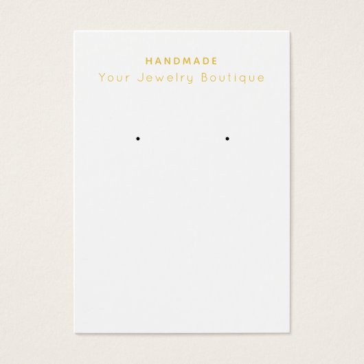 Mod Fish Sctern Muster Earring Display Cards (Vorderseite)