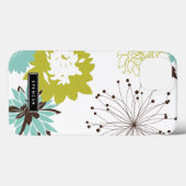 Mod Floral Muster Personalisiert iPad Air Hüllen (Rückseite (Horizontal))