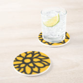 Mod Floral Untersetzer (Gelb) (Seite)