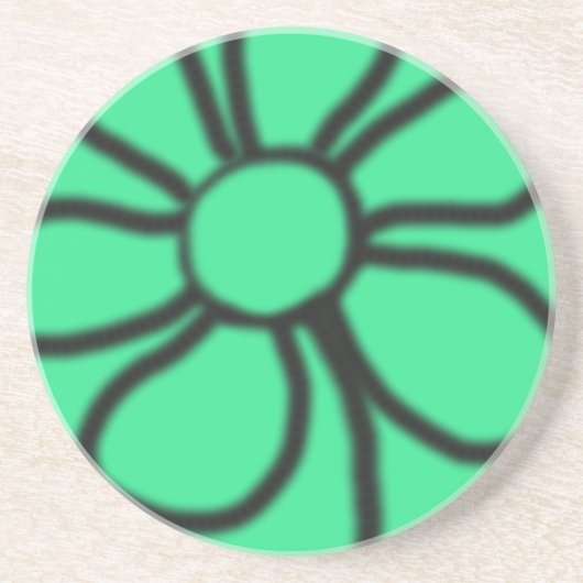 Mod Floral Untersetzer (grün) (Vorne)