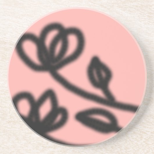 Mod Floral Untersetzer (Pink) (Vorne)