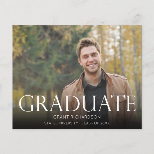 Mod-Foto-Graduierungspartei Flyer (Vorne)