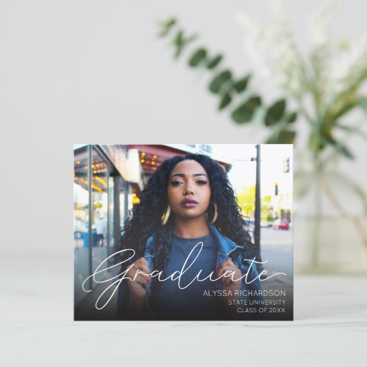 Mod-Foto-Graduierungspartei für Budgetskripte (Stehend Vorderseite)