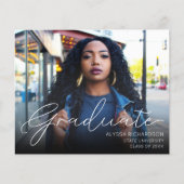 Mod-Foto-Graduierungspartei für Budgetskripte Flyer (Vorne)