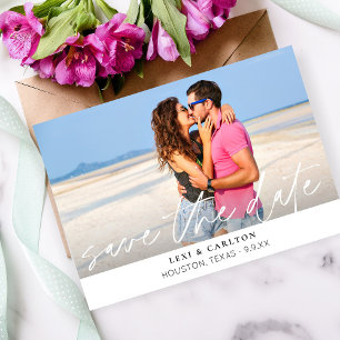 MOD Foto & Kalligrafie 4 W Save the Date Einladung
