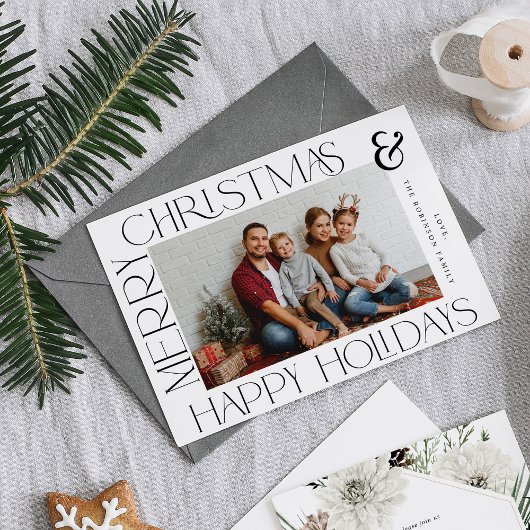 MOD Frame Frohe Weihnachten & Feiertage Foto