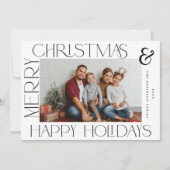 MOD Frame Frohe Weihnachten & Feiertage Foto (Vorderseite)