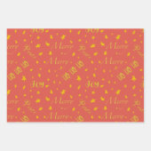 Mod-Frauen aus der Mitte des Jahrhunderts retrendi Geschenkpapier Set (Vorderseite 3)