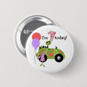 Mod Frogs 1. Geburtstag Button (Vorne & Hinten)