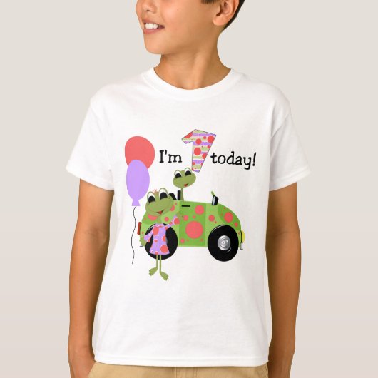 Mod Frogs 1. Geburtstag T-Shirt (Vorderseite)