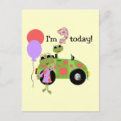 Mod Frogs 2nd Birthday Tshirts und Geschenke Postkarte (Vorderseite)