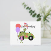 Mod Frogs 4th Birthday Tshirts und Geschenke Postkarte (Stehend Vorderseite)