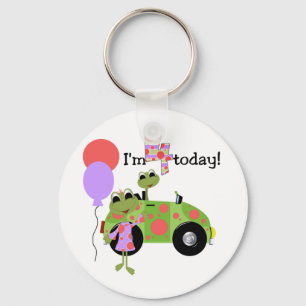 Mod Frogs 4th Birthday Tshirts und Geschenke Schlüsselanhänger