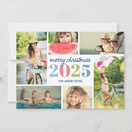 Mod Frohe Weihnachten 6 Foto Collage (Vorderseite)