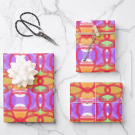 Mod Funky Fresh Colors Geschenkpapier Set