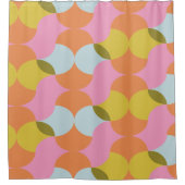 Mod für Abstrakte geometrische Formen des Mittelja Duschvorhang (Vorderseite)