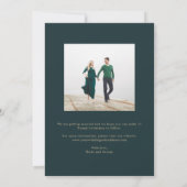 Mod Gallery Editable Color Card Dankeskarte (Rückseite)