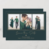Mod Gallery Editable Color Save the Date Card Dankeskarte (Vorne/Hinten)