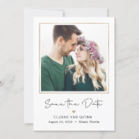 Mod Gallery Editable Color Save the Date Card