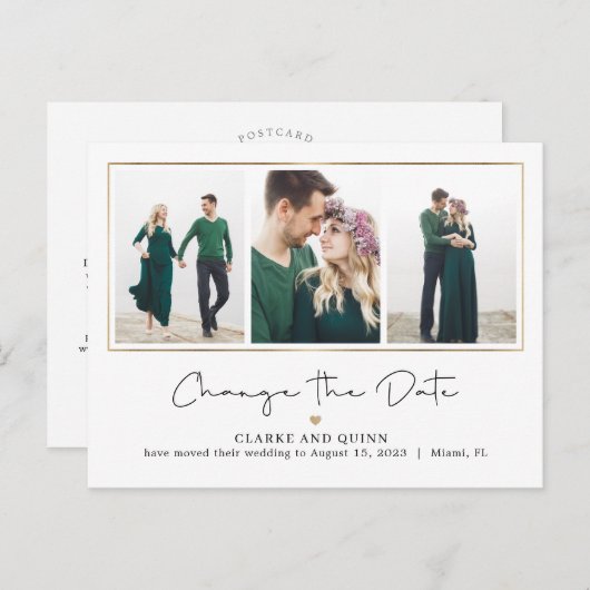 Mod Gallery EDITABLE FARBE Ändern Sie das Datum Postkarte (Vorne/Hinten)